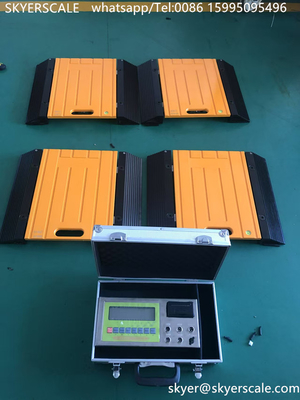 品質  Wireless Portable Weighing Scale For Trucks 30 Ton Vehicle Weighing Pads 工場