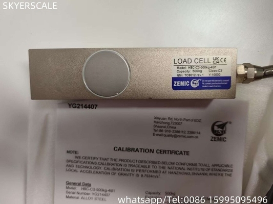 品質  500kg OIML Load Cells Amplifier Zemic H8C Weighing Sensor For Floor Weighintg Scale 工場