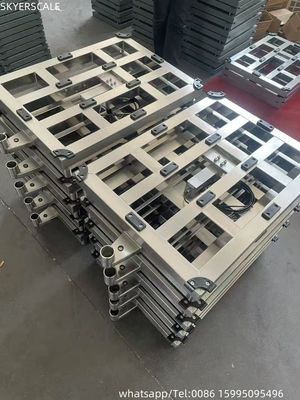 品質  Platform Bench 304 Stainless Steel Waterproof Weighing Scales 700x600mm 600kg Scale 工場