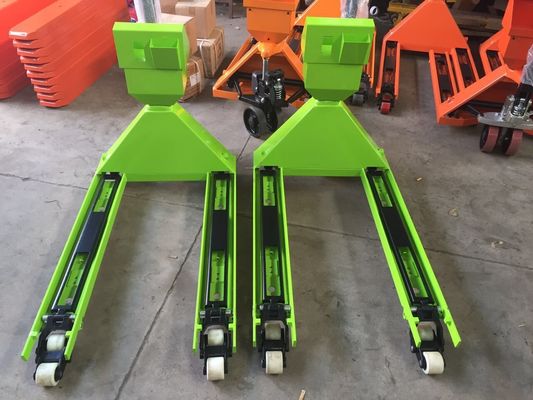 1.5T、2Tの3Tトラックのスケールの赤い色の重量を量る電子炭素鋼手パレット
