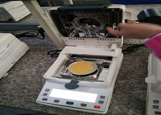 LCDは110g 1mgハロゲン湿気の検光子のバランスを表示します