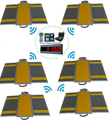 6pcsタッチ画面の表示器を含む無線携帯用トラックの車軸スケール