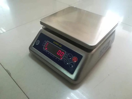 電子デジタル防水重量スケール ステンレス鋼 デジタル秤台 ベンチスケール スーパー-ss 15kg