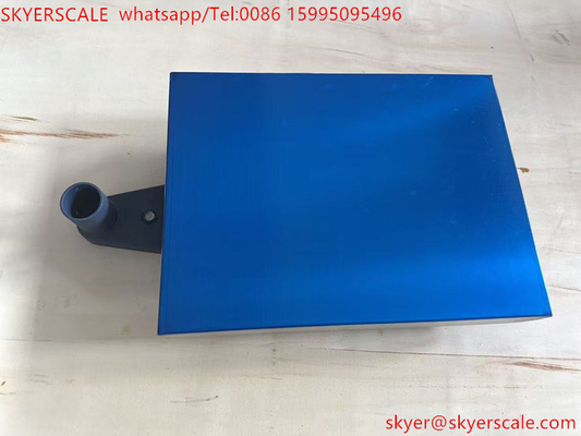 青い色 炭素鋼 ベンチ 秤 30x40cm 100kg 粉末 コーティング