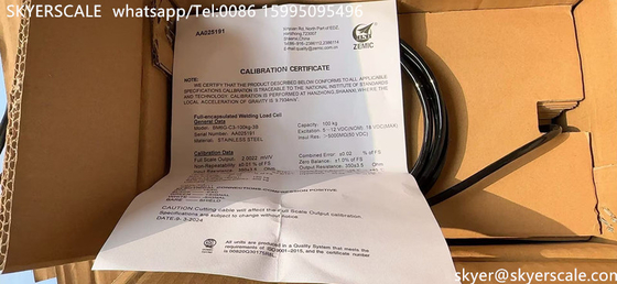 Zemic BM6G C3 各種の電子計量器用100kgの負荷セル