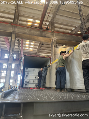 工業用電子重量橋 製造者 幅3m×長18m 重量橋 120t トラック重量スケール