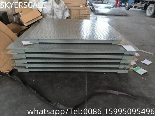 1.5x1.5m 電子床スケール プラットフォーム A12E インディケーター付き産業スケール