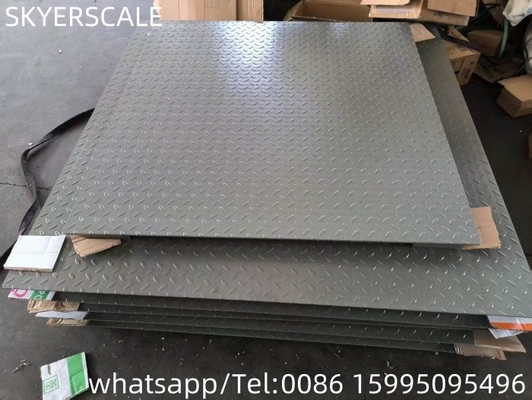 1.5x1.5m 電子床スケール プラットフォーム A12E インディケーター付き産業スケール