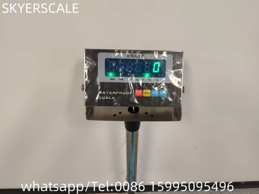 40×50cm 150kg 秤台 スケール ステンレス スチール グリーン LED 防水指標