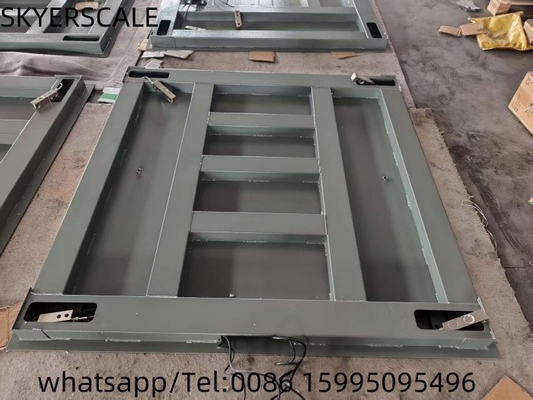 重用床秤 1.2x1.5m プラットフォームの秤 炭素鋼 3000kg