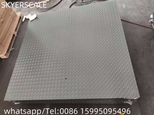 重用床秤 1.2x1.5m プラットフォームの秤 炭素鋼 3000kg