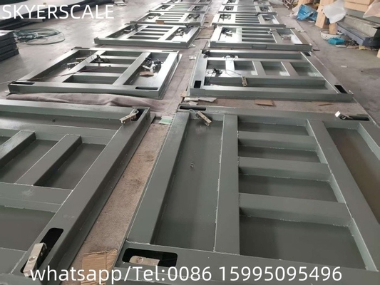 重用床秤 1.2x1.5m プラットフォームの秤 炭素鋼 3000kg