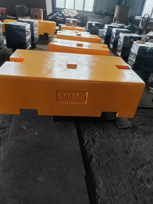 標準重量 5000kg 試験重量 エレベーターの負荷試験重量,鉄重量