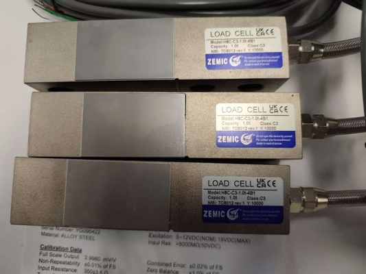 ZEMIC H8C 1 トン C3 級 切断線 負荷セル トランスデューサー OIML NETP 計量器