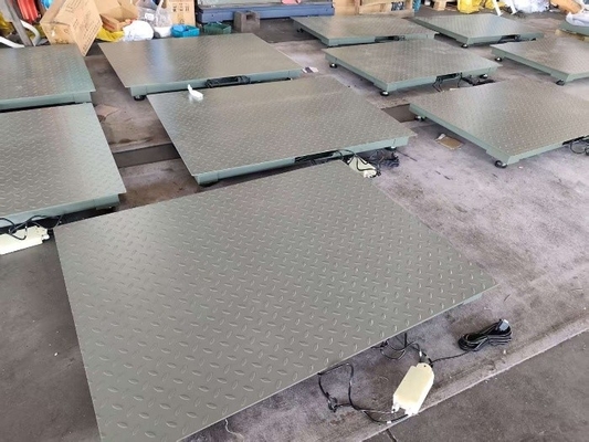 炭素鋼0.8×1.2m2tのプラットフォームの秤