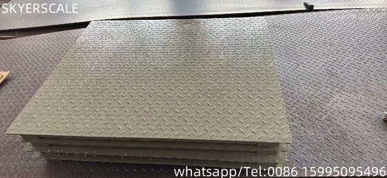 工業用床の重量計 1.2x2m 3000kgの重量とLED/LCDディスプレイ