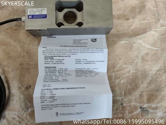 BM6G 500kg 負荷セル ZEMIC シングルポイントセンサー OIML 電子秤に適した