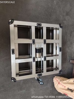 304ステンレス鋼ベンチスケール 600x600mm 600kg デジタル電子プラットフォームスケール