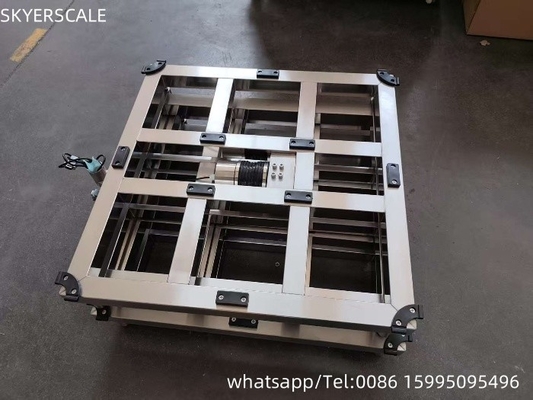 304ステンレス鋼 500x500mm 500kg プラットフォーム付きデジタルベンチスケールフレーム