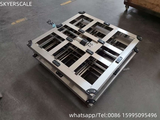 304ステンレス鋼 500x500mm 500kg プラットフォーム付きデジタルベンチスケールフレーム