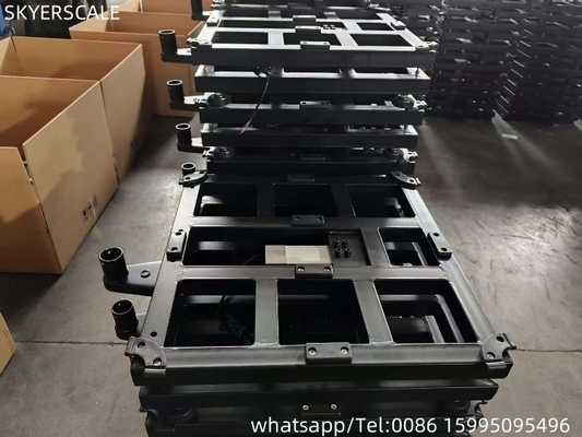 軽鋼 450×450mm 500kg 重量 ベンチ スケール Zemic L6G 600kg 負荷セル