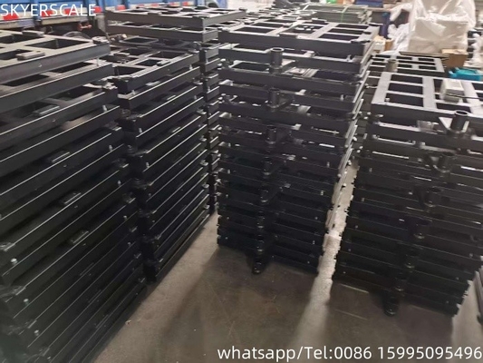 軽鋼 450×450mm 500kg 重量 ベンチ スケール Zemic L6G 600kg 負荷セル