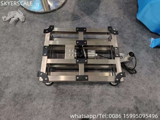 工場304 完全ステンレス鋼 400×500mm 300kg 防水 IP67 プラットフォームスケール