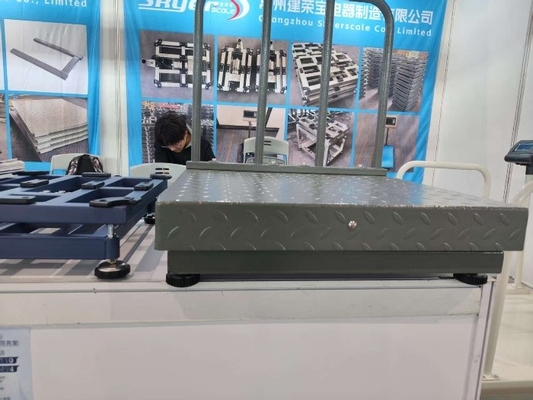 50x60cm ベンチスケール 炭素鋼材 + チェックプレート パネル バランス 300kgの電子スケール
