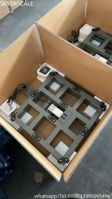 重荷用プラットフォーム 重量秤 電子デジタル重量秤 500x500mm 300Kg バックレール付き