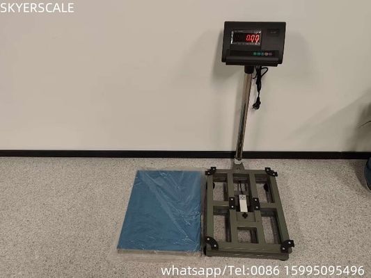 信頼性の高いプラットフォームスケール 400x500mm 300kg ベンチ重量スケール 倉庫スケール