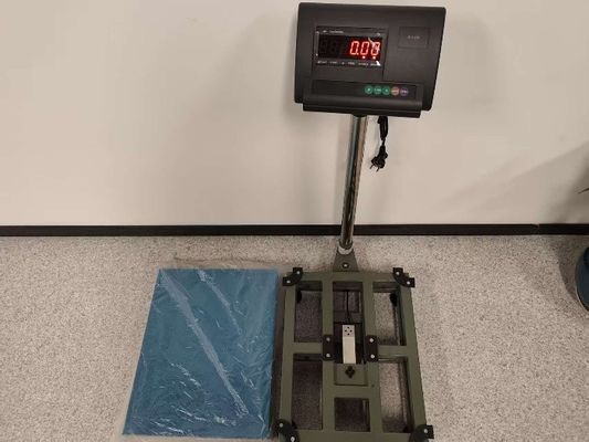 300×400mm 電子ベンチプラットフォーム スケール 炭素鋼 過負荷防止 100kg 容量