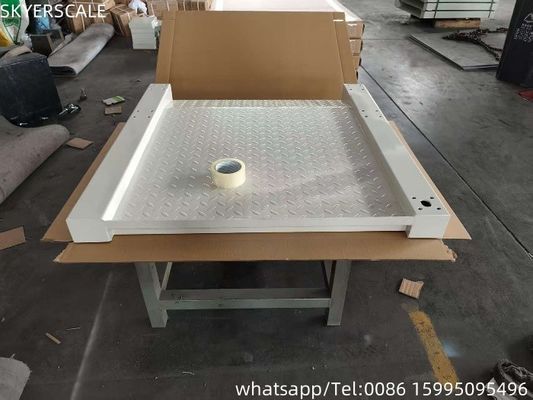 電子デジタル低プロフィール 3 トン 重荷用 床椅子の車輪スケール