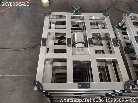 スタッドレスタイヤ パーソナライズ可能なプラットフォームベンチ スケール 700x800mm 800kg 産業用電子