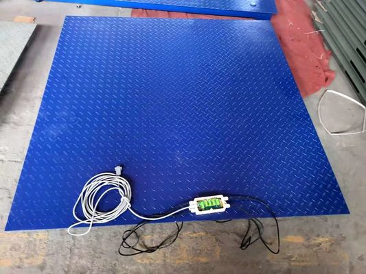 1.5x2mの3000kg炭素鋼のプラットホームの床のスケール