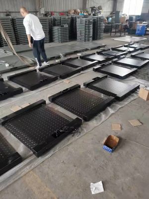 単一の机1.2x1.2m-3t Pitlessデジタルの天秤ばかりの電子プラットホームの床のスケール