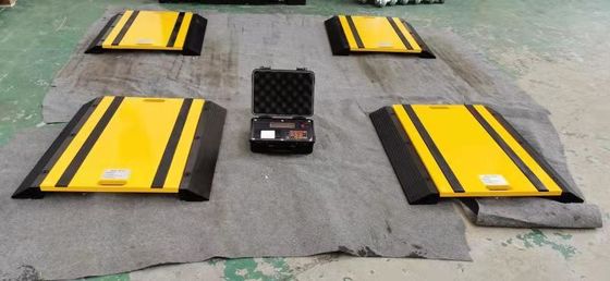 複数の車軸車のスケールに薄型の携帯用車軸によって積み過ぎてパッドの動かすスケールを重量を量りなさい