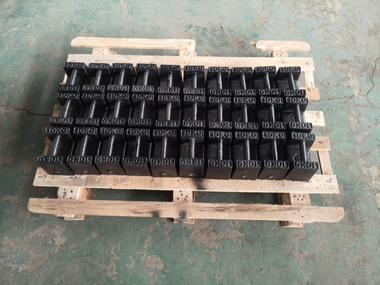 OIMLの標準積み重ね可能な20kgはクレーン ブロックの重量のための鋳鉄の重量を